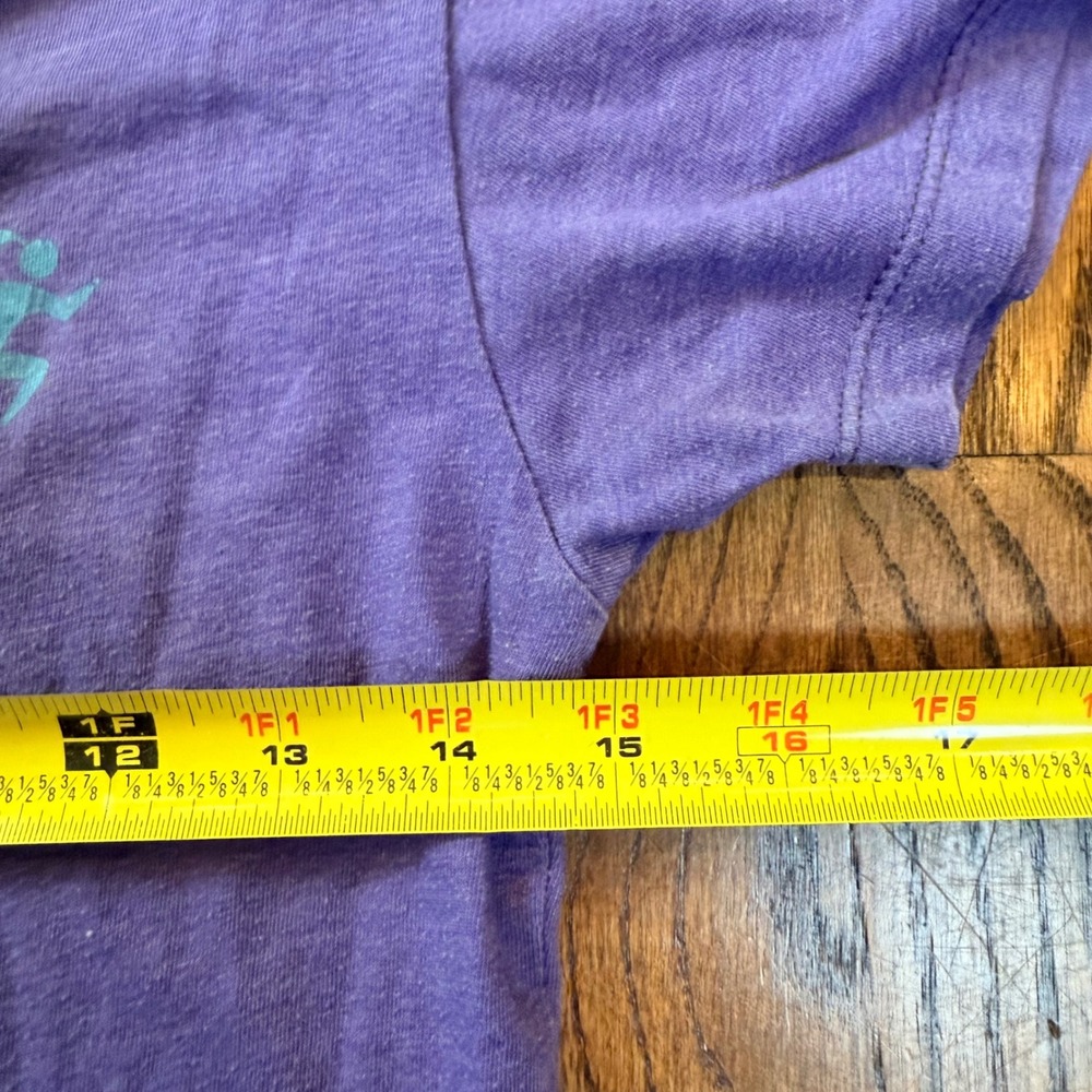Snohomish Running Co Womens Run Graphic T-Shirt Purple S Soft Cotton Lightweight - Picture 7 of 8